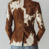 Clementine | Blazer Imprimé Animalier Vintage