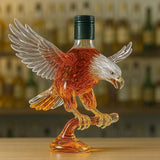 Bouteille de whisky en forme d'aigle avec tête blanche