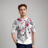 Damiano | Chemise Florale à Manches Courtes pour Hommes