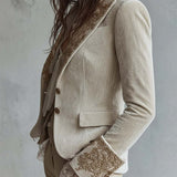 Genevieve | Blazer Brodé Ivoire