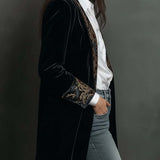 Josephine | Blazer Slim Fit Imprimé Baroque