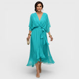 Arabella | Robe Silhouette Fluide avec Décolleté en V
