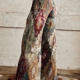 LÉA | Pantalon Chevron Rétro Élégant et Moderne