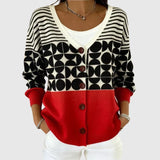 Jacqueline - Cardigan boutonné en maille