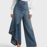 Audrey | Pantalons en Denim Enveloppants