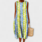 Isabela - Robe Maxi Artistique