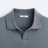 Pull beige avec col polo – Style décontracté avec élégance