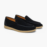 Luke | Mocassin en Suède Style Vieille Argent pour Hommes