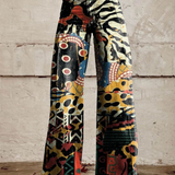 Élodie | Pantalons Élégants à Jambes Larges