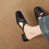 Dessa | Mules en Cuir Véritable