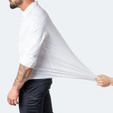 Benjamin | Chemise d'affaires classique ajustée à manches longues extensible