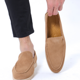Luke | Mocassin en Suède Style Vieille Argent pour Hommes