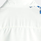 Jackson | Chemise d'Été à Manches Courtes Imprimée de Fleurs Blanches