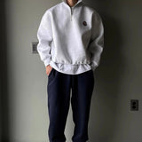 Casual™ Sweat à Col Zippé pour Hommes | Sportif et Confortable | Parfait pour Chaque Jour