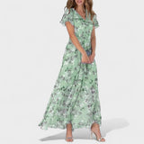 Andreia - Robe Longue Fleurie