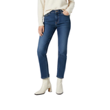 Bottines à talon carré pour femme avec bout carré et tige ajustée extensible