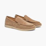 Luke | Mocassin en Suède Style Vieille Argent pour Hommes