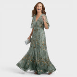 Daniela | Robe maxi fluide élégante à halter pour Femme