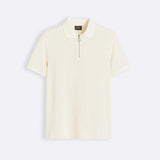 Polo moderne en tricot avec fermeture éclair