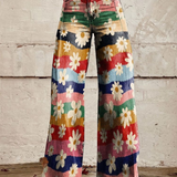 Léon | Pantalons Fleuris Élégants