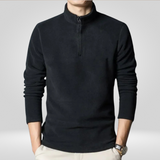 Pull Fleece avec Fermeture Éclair pour Hommes – Design Chaud et Confortable