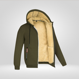 Gilet d'Homme avec Capuche et Doublure en Fleece