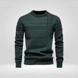 Pull Tricoté pour Homme – Pull Slim Fit en Mélange de Coton Respirant