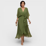 Arabella | Robe Silhouette Fluide avec Décolleté en V