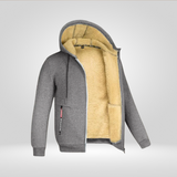 Gilet d'Homme avec Capuche et Doublure en Fleece