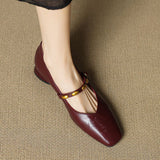 Zyra | Ballerines en Cuir Véritable