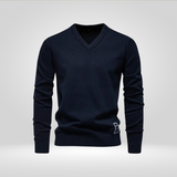 Pull Col V – Pull Tricoté Doux au Style Intemporel