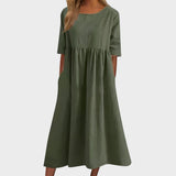 Catarina - Robe en coton flatteuse