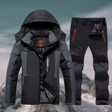 Ensemble d'hiver pour hommes - Imperméable, doublé en polaire et idéal pour les aventures en plein air