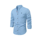 Chemise Homme Slim Fit Boutons Élégante Casual