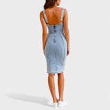 Deolinda - Robe en Jean Élégante