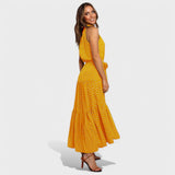 Bruna - Robe longue élégante