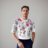 Damiano | Chemise Florale à Manches Courtes pour Hommes