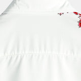 Jackson | Chemise d'Été à Manches Courtes Imprimée de Fleurs Blanches