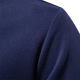 Polo Homme à Manches Longues – avec Col Blanc – Décontracté & Élegant