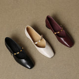 Zyra | Ballerines en Cuir Véritable
