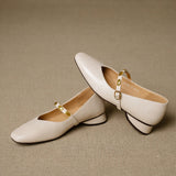 Zyra | Ballerines en Cuir Véritable