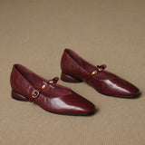 Zyra | Ballerines en Cuir Véritable