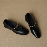 Zyra | Ballerines en Cuir Véritable