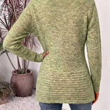 Tessa | Cardigan en tricot côtelé avec patte à boutons