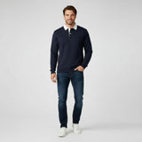 Cornelis™ Pull Classique pour Hommes avec Col Polo
