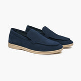 Luke | Mocassin en Suède Style Vieille Argent pour Hommes