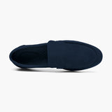 Luke | Mocassin en Suède Style Vieille Argent pour Hommes