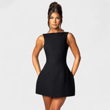 Ana - Robe Courte Élégante