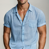 Oliver | Chemise en lin à manches courtes légères