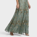 Daniela | Robe maxi fluide élégante à halter pour Femme